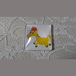 firkantet glass cabochon 30mm 005 