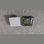 glass firkantet cabochon 25mm 045 