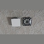 firkantet glass cabochon 25mm 044 