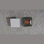 firkantet glass cabochon 25mm 039 