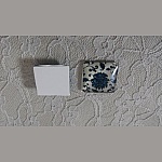 firkantet glass cabochon 25mm 033 