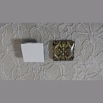 firkantet glass cabochon 25mm 031 