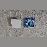 firkantet glass cabochon 25mm 027 