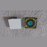 firkantet glass cabochon 25mm 008 