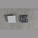 firkantet glass cabochon 25mm 006 