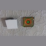 firkantet glass cabochon 25mm 005 