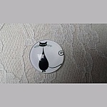 glass cabochon rund 20mm kat 005 