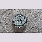 glass cabochon rund 20mm fugler 006 