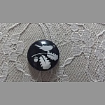 glass cabochon rund 20mm fugler 005 
