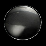 Cabochon rund 38 mm i klart glass