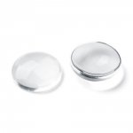 10 Cabochons runde 40 mm klart glass R016-40