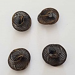 Spiralperle blomst 21 mm Bronse N°02