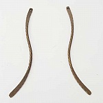 Bar Buet metallstang Sølv 1 ring N°02 Bronse