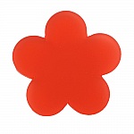 Fleur pvc 26 mm Rouge Opaline