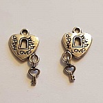 Breloque cadenas serrure N°09 Argent