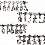 Breloque Alphabet 03 Lettre H et Strass