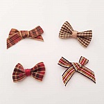 4 Nœuds tissus lot N°13