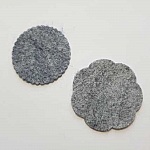 Jolie petite fleur en Feutrine 43 mm 50 mm N°05-6 x 2 pièces