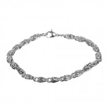 21,5 cm armbånd i rustfritt stål N°06 i rustfritt stål 304