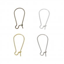 Øredobber Stativ Dormeuse 24mm N°06 Blandet 100 Pairs