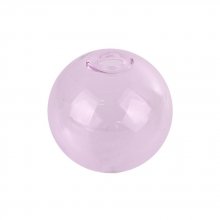 1 x 20mm rund glasskule rosa for å fylle