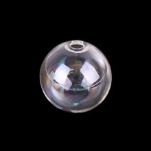 1 rund glasskule for å fylle 12mm AB Clear