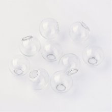 Glasskuler runde 18mm 50 stykker å fylle