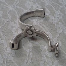 Halvarmbånd i Zamak 10 mm x 2,5 mm