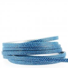 1 meter Lizard stropp Azure/Silver 05 mm