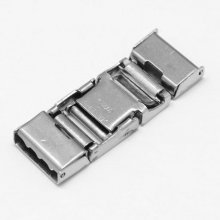 Kloklemme for lær 10 mm bred N°04