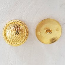 23mm gullknapp nr. 04 rund