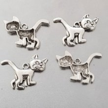 Katt Charm N°21 x 10 stykker