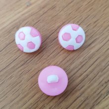 Fancy knapp for barn fotball N°02 lys rosa