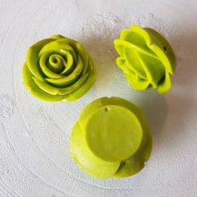 Syntetisk blomst nr. 02-09 mørkegrønn