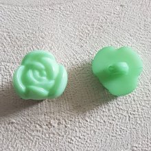 Button fantasy, barn, babyer Blomstermønster N°01-02 Grønn 01