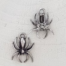 Edderkopp charm N°01 Sølv