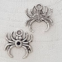 Edderkopp charm N°03 Sølv