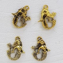 Havfrue Charm Gold