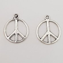Peace & Love charm N°05 Sølv 