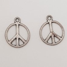 Peace & Love Charm N°07 Sølv Matt