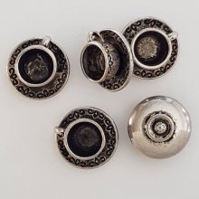 Charm kopp og tallerken N°02 kjøkken Sølv