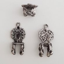 Tronstol charm N°02 Sølv