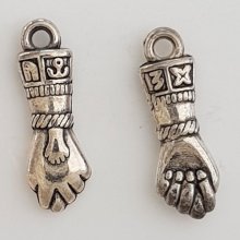 Hånd Charm N°09 Sølv