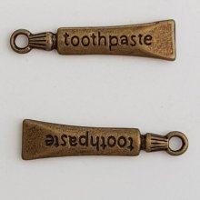 Tannkremtube Charm Bronze