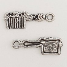 Hårkam amulett N°04-01 Sølv
