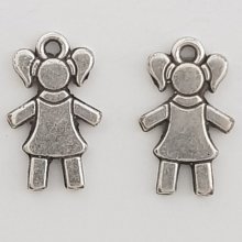 Barneanheng N°29-02 Zamak (Sølvbelagt)