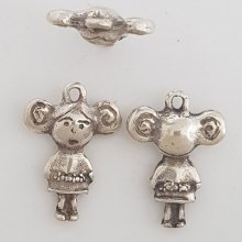 Barneanheng N°30 Zamak (Sølvbelagt)