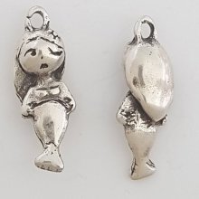 Barneanheng N°33 Zamak (Sølvbelagt)