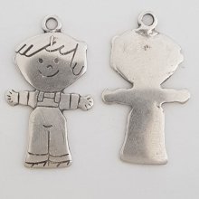 Barneanheng N°34 Zamak (Sølvbelagt)