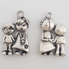 Barneanheng N°39 Zamak (Sølvbelagt)